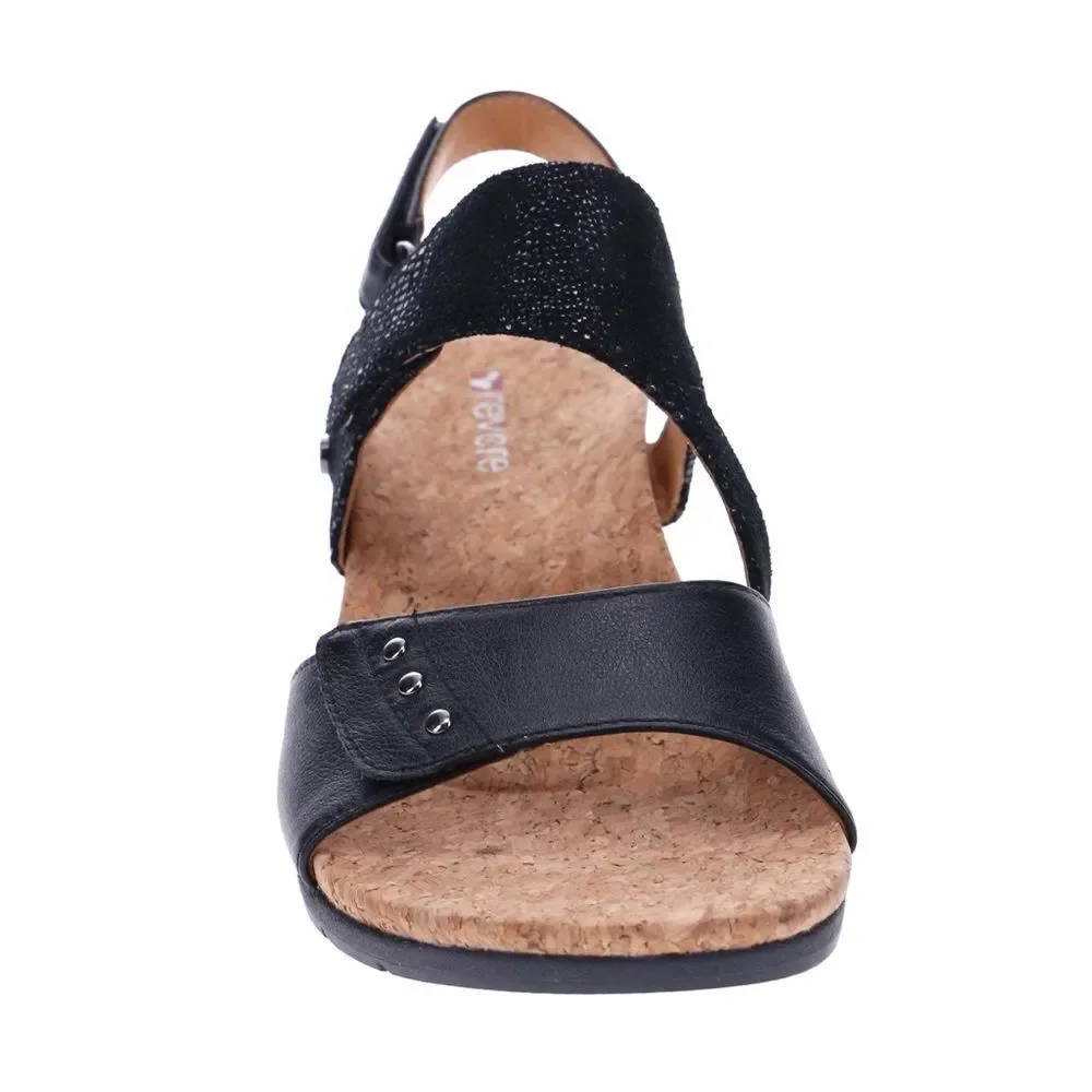 NEW REVERE GRENADA ORTHOTIC 3 Point Adjustable STRAP Supportive Wedge Sz 9 EU 40